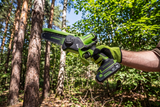 POWERALL 24V Mini Tronçonneuse 15cm Gen. II avec perche d'extension - Batterie 2Ah