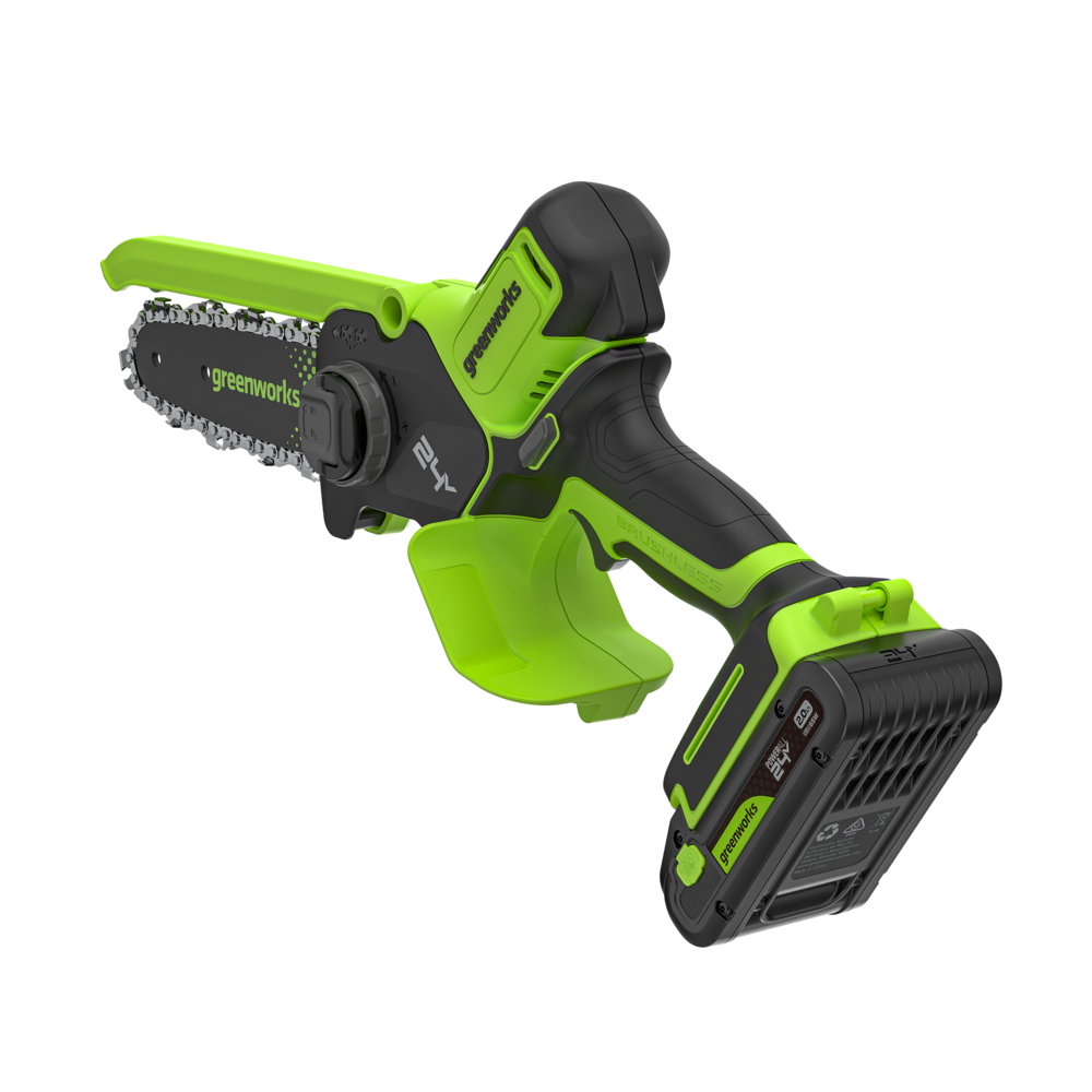 POWERALL 24V Mini Tronçonneuse 15cm Gen. II - Batterie 2Ah