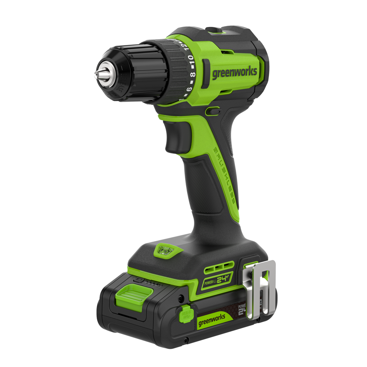 POWERALL 24V Perceuse 35Nm - Batterie 2Ah