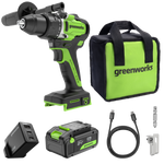 24V Perceuse à percussion 90Nm – Batterie 4Ah