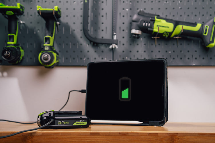 POWERALL 24V Kit de Démarrage Batterie USB-C 2Ah + Chargeur 65W