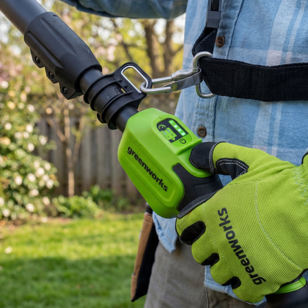 POWERALL 24V Élagueuse sur perche télescopique 20cm - Batterie 3Ah