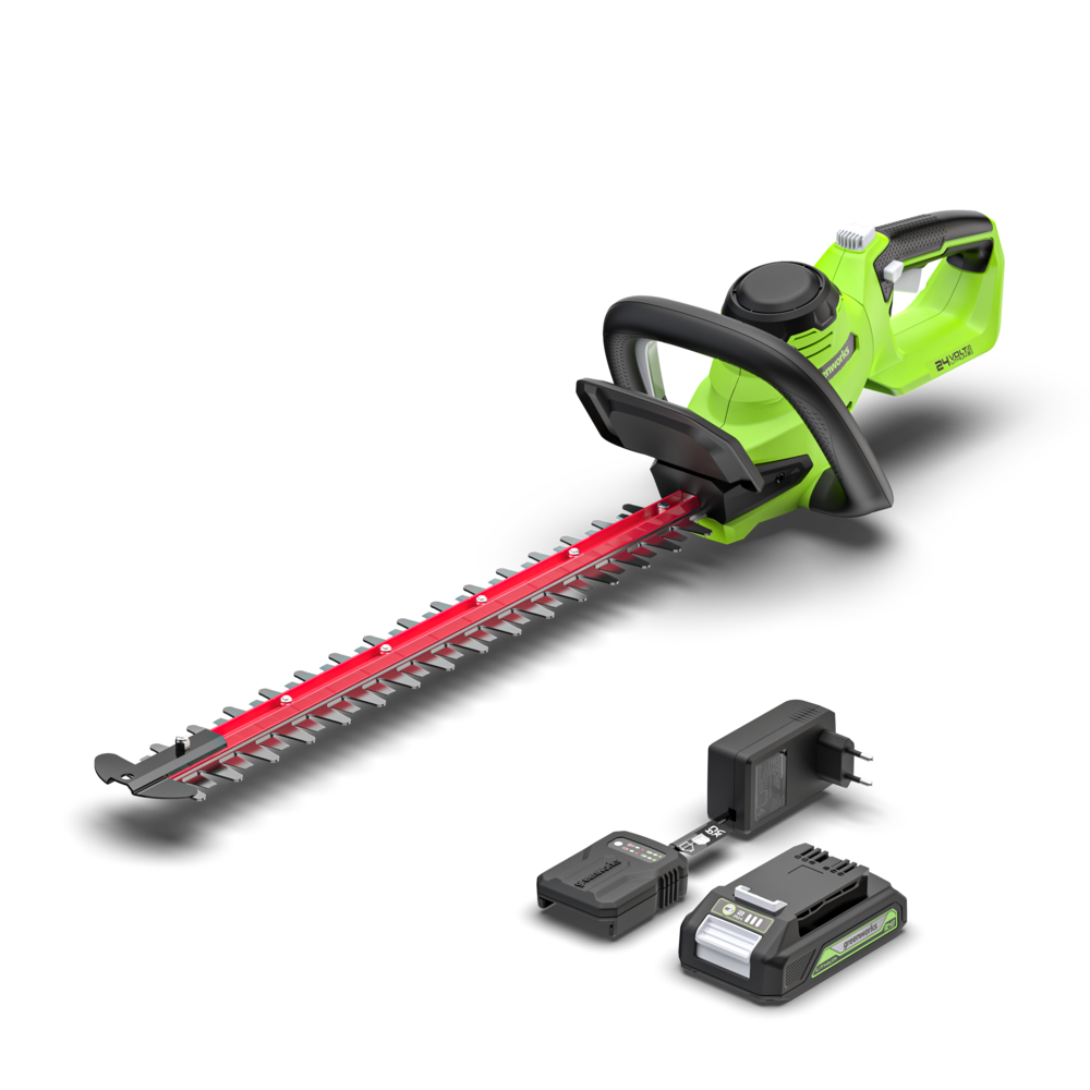 POWERALL 24V Taille-haie 56cm - Batterie 2Ah