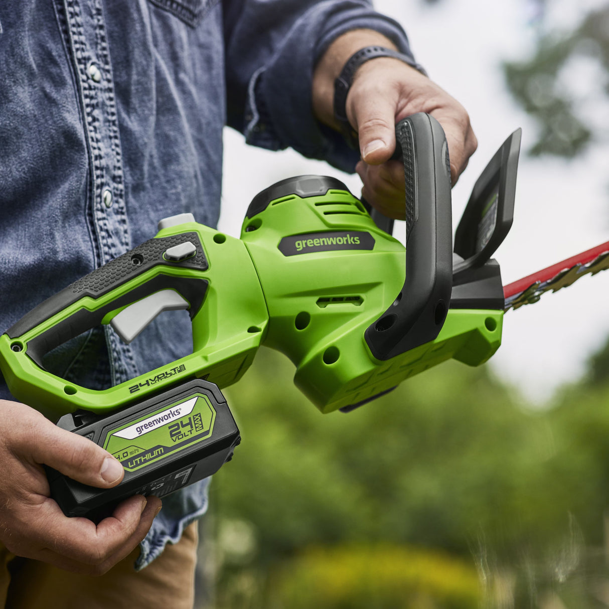POWERALL 24V Taille-haie 56cm - Sans batterie