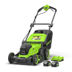 POWERALL 48V (24V x 2) Tondeuse 41cm - 2x Batteries 4Ah