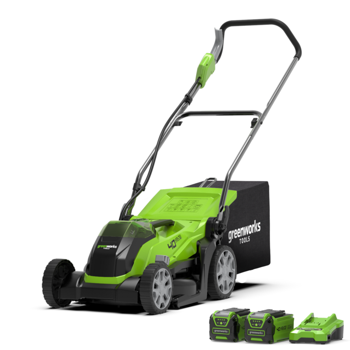 40V Tondeuse 35cm - 2x Batteries 2Ah