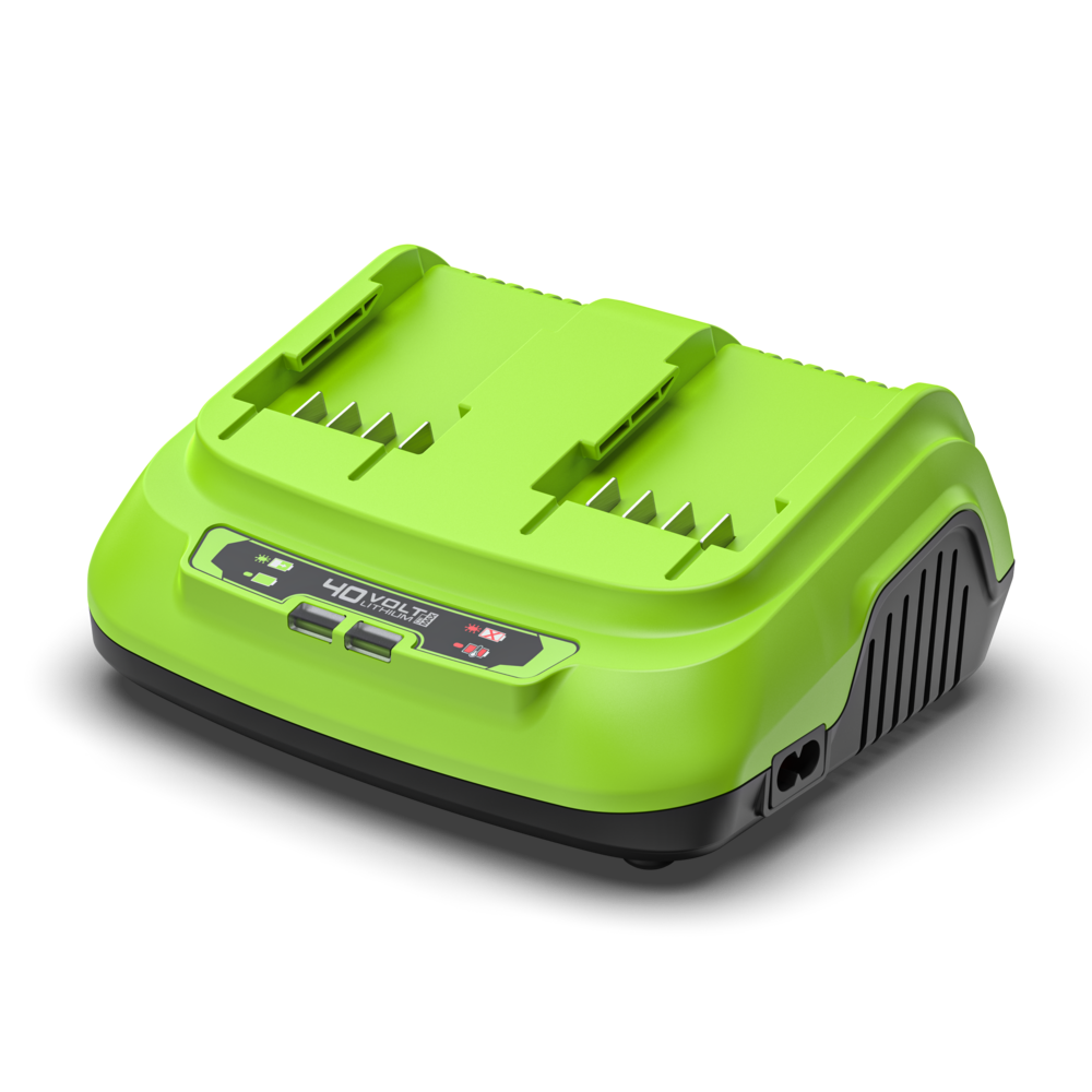 40V Chargeur rapide double emplacement 8A