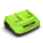 40V Chargeur rapide double emplacement 8A