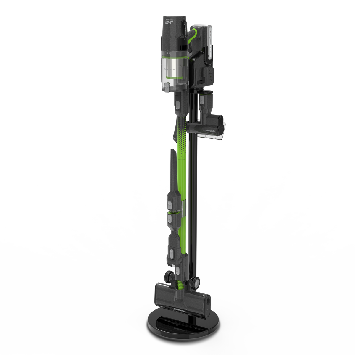Support Supercharger pour aspirateur-balai