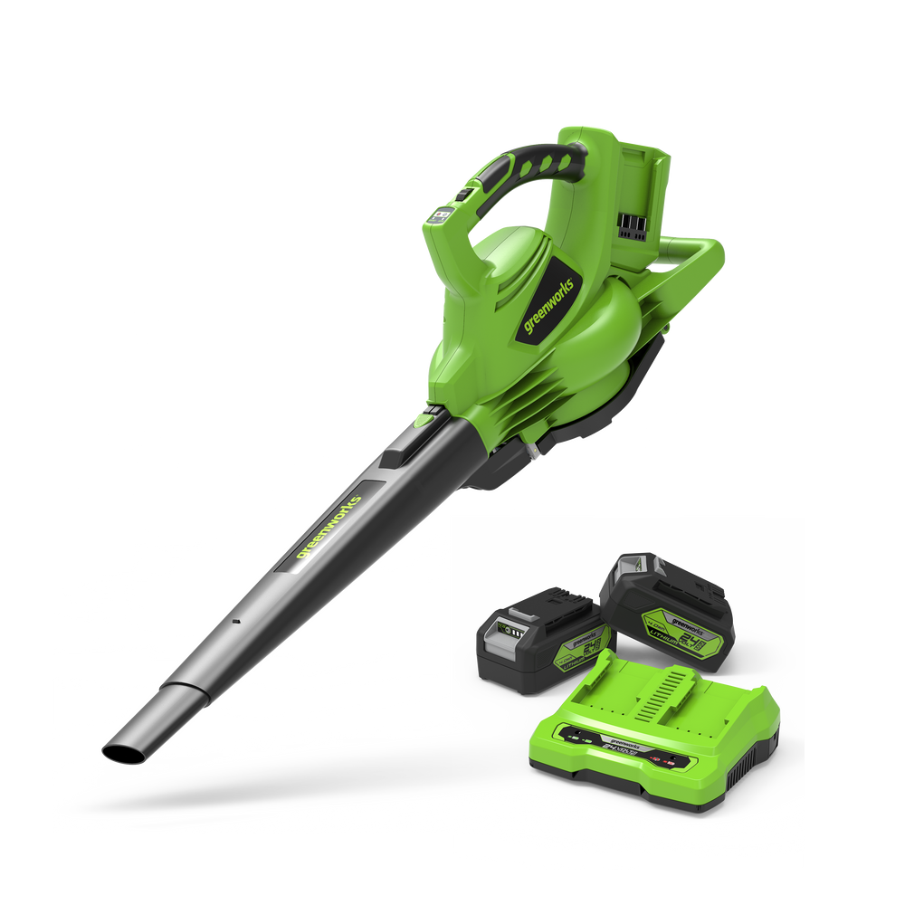 POWERALL 48V (24V x 2) Souffleur / Aspirateur à feuilles 322 km/h