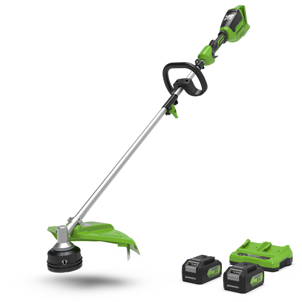 POWERALL 48V (24V x 2) Coupe-bordure 40cm - 2x Batteries 4Ah