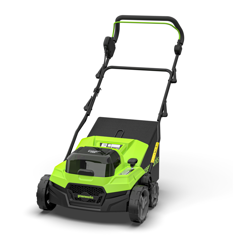 POWERALL 48V (24V x 2) Déchaumeuse /  Scarificateur 2-en-1 38cm - Sans batterie