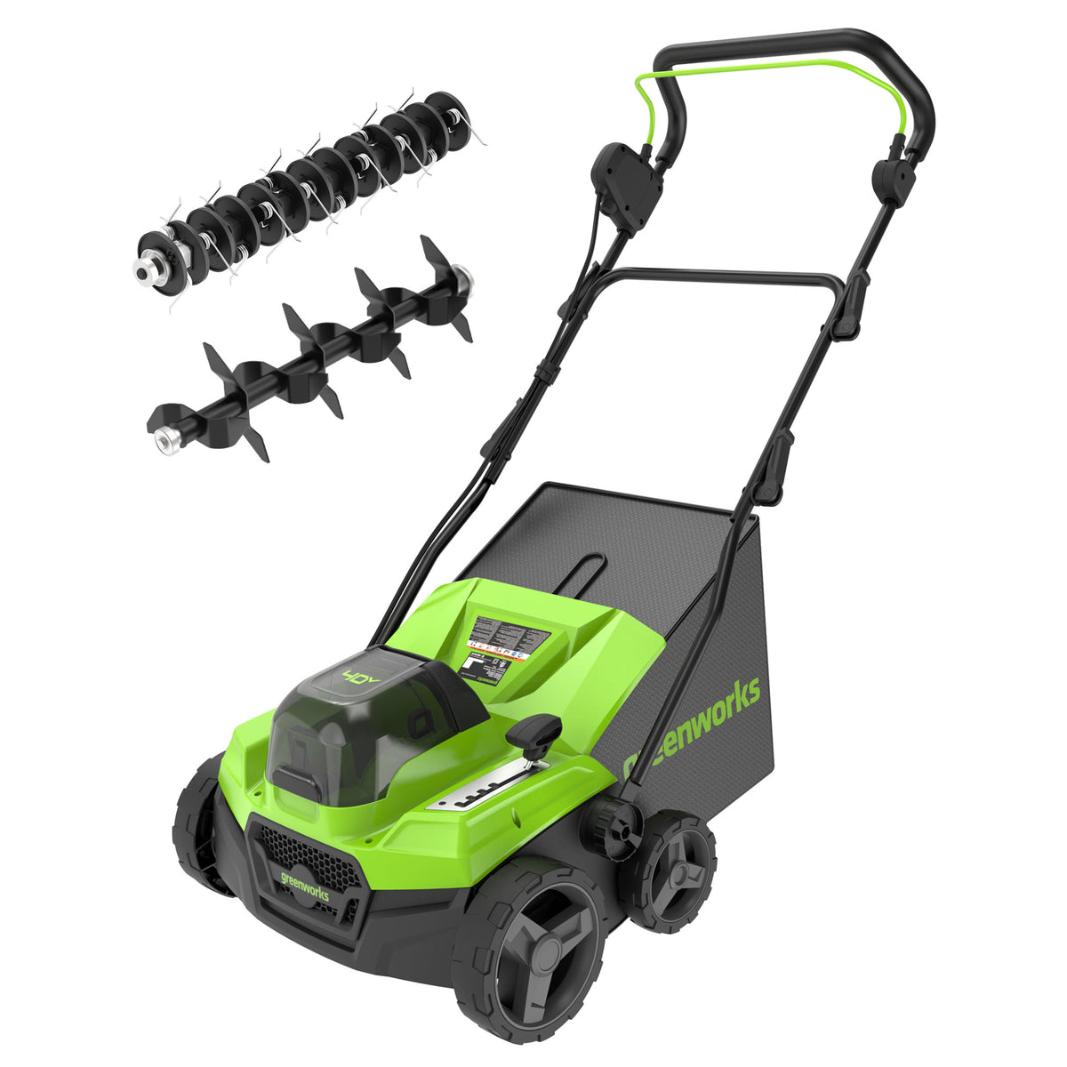 40V Déchaumeuse /  Scarificateur 2-en-1 38cm - Sans batterie
