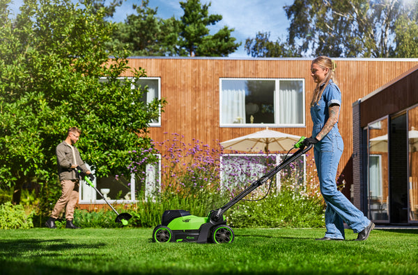 POWERALL 48V (24V x 2) Tondeuse 41cm - 2x Batteries 4Ah