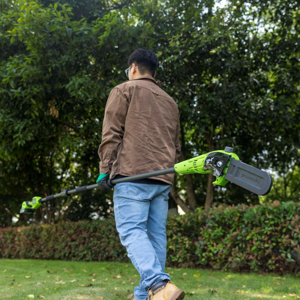 24V Elagueuse sur perche 20cm - Sans batterie