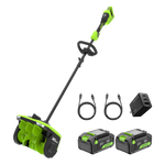 48V (24V x 2) Souffleuse à neige - 2x Batteries 4Ah