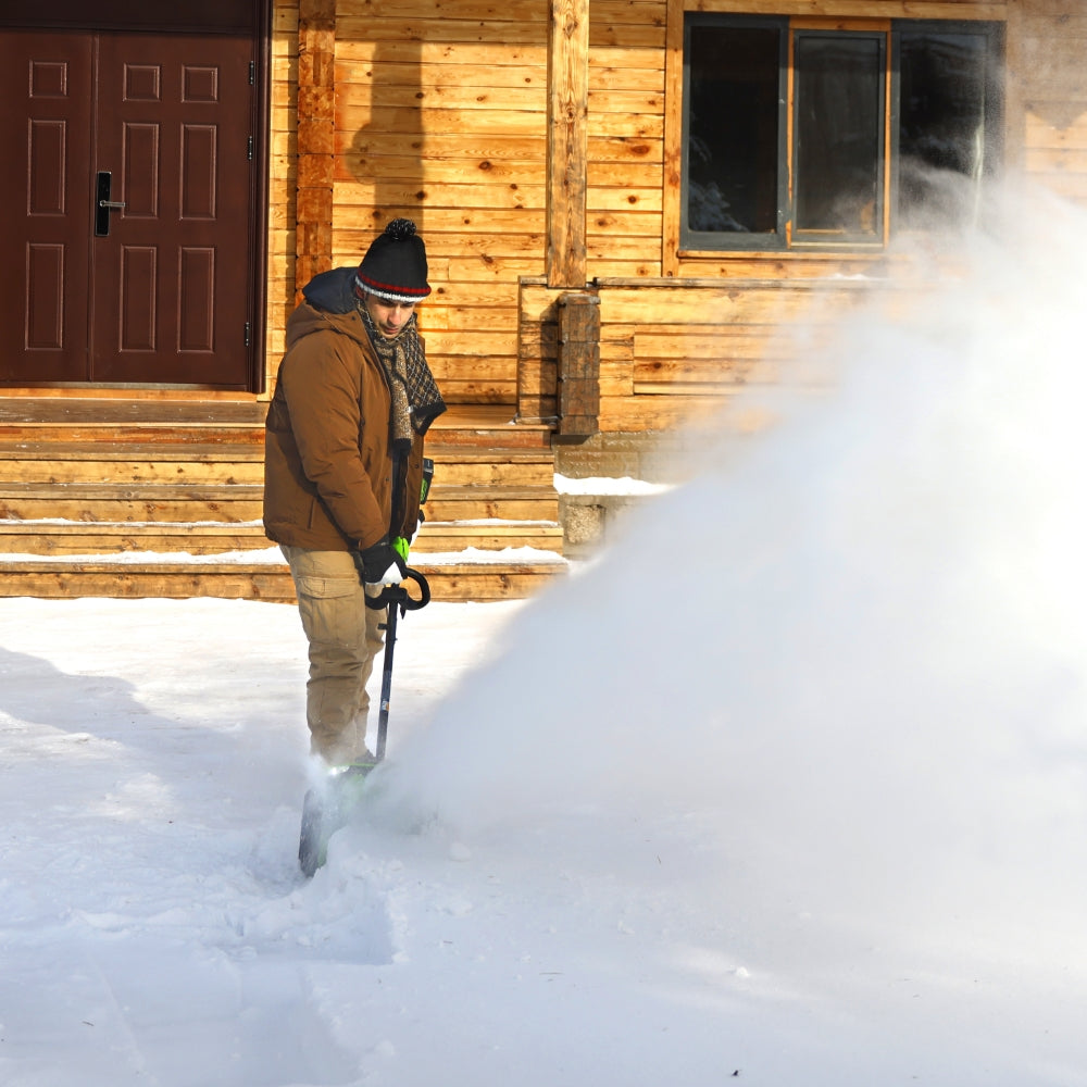48V (24V x 2) Souffleuse à neige - 2x Batteries 4Ah