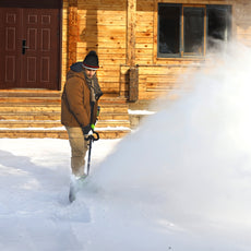 48V (24V x 2) Souffleuse à neige - 2x Batteries 4Ah