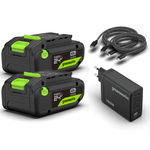 POWERALL 24V Kit de Démarrage 2x Batteries USB-C 4Ah + Chargeur 140W