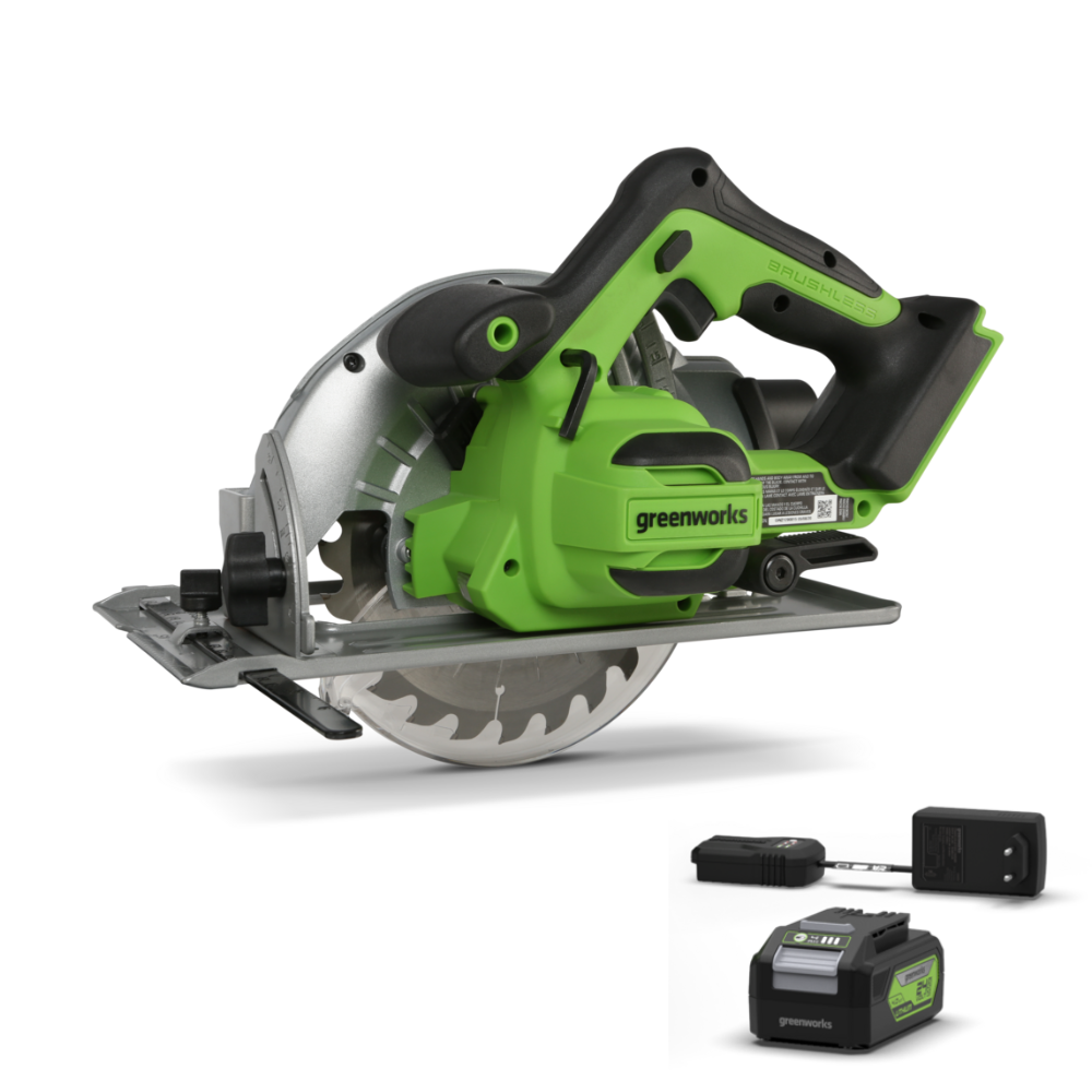 POWERALL 24V Scie circulaire - Batterie 4Ah